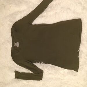 No Boundaries Long Sleeve Top Forest Green size  Small 3-5